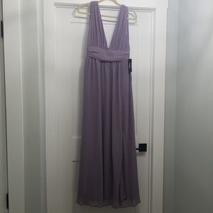 Lulus maxi dress in Dusty Purple